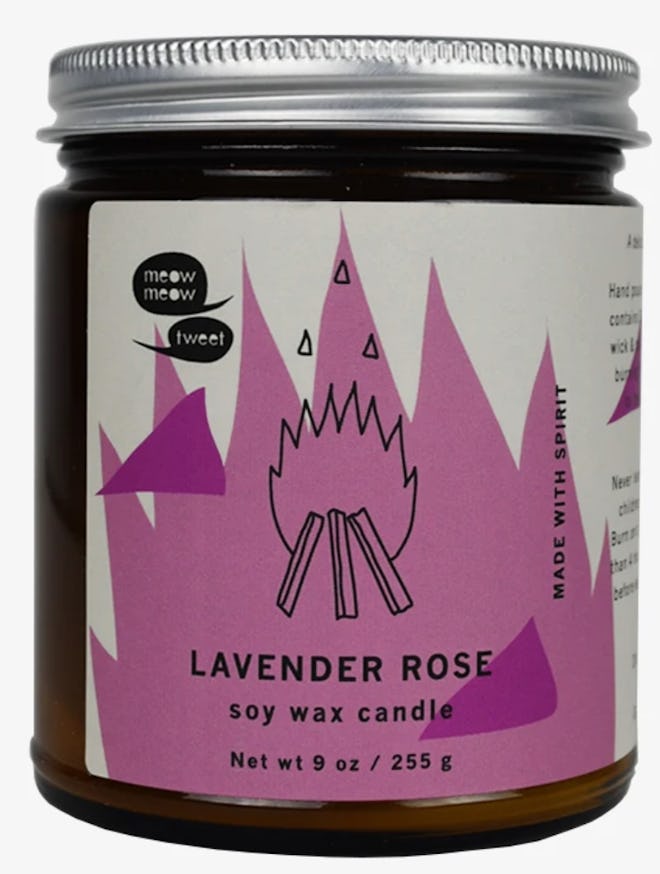 Lavender Rose Soy Candle 