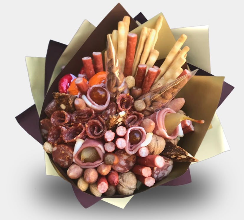 Lunch Bunch offers a meat and cheese bouquet for Valentine's Day.