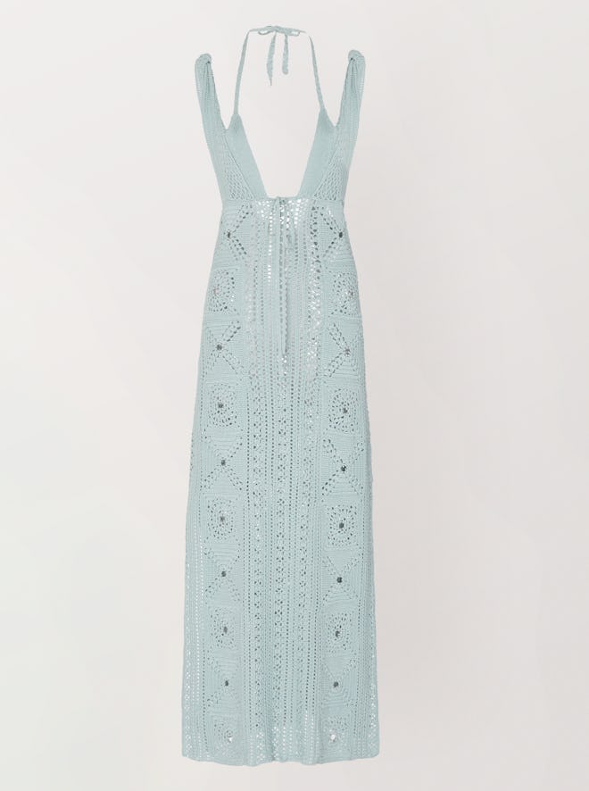 Remi Crochet-Knit Midi Dress