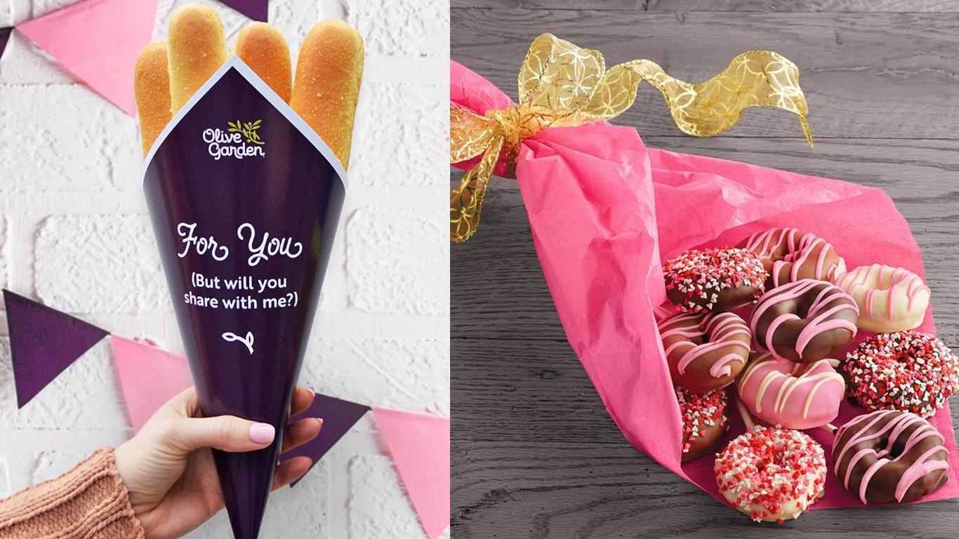 Olive Garden S Breadstick Bouquets Plus 14 More Valentine S Day