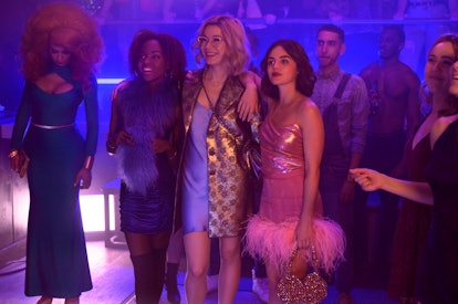 Ashleigh Murray as Josie McCoy, Julia Chan as Pepper Smith and Lucy Hale as Katy Keene in 'Katy Keen...