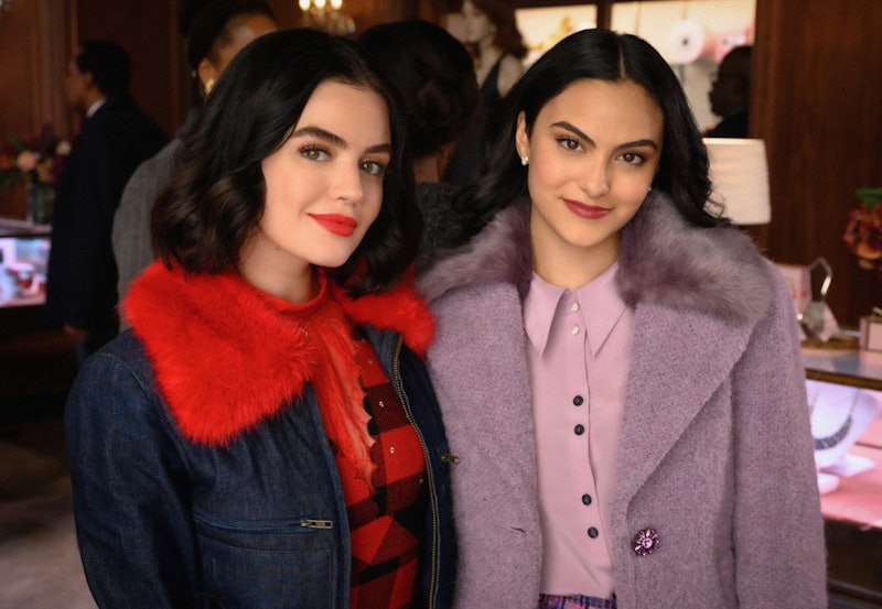  Lucy Hale as Katy Keene and Camila Mendes as Veronica on Riverdale