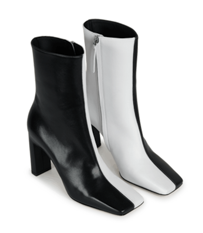 Isa Boot Black White Mix