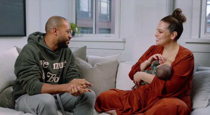 Ashley Graham shared the most precious photo of her breastfeeding her newborn son, Isaac, to Instagr...