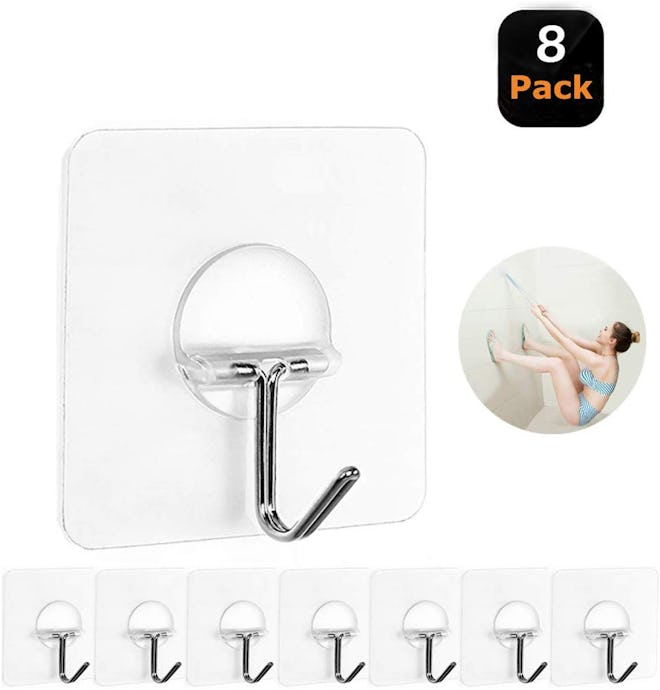 JINSHUNFA Wall Hooks (8-Pack)