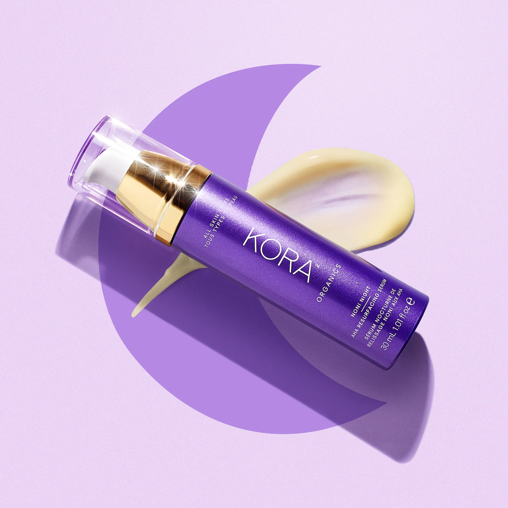 KORA Organics' Noni Night AHA Resurfacing Serum Wants You To Get