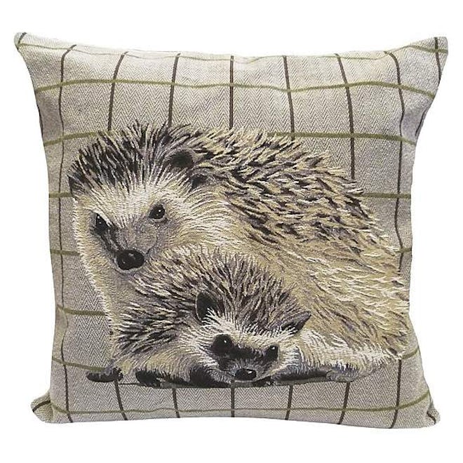 Tapestry Hedgehog Cushion