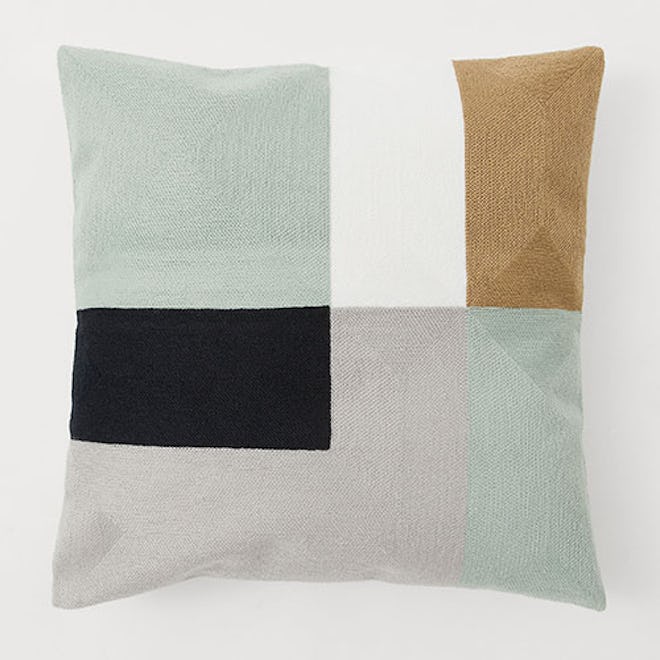 Color-Block Cushion Cover