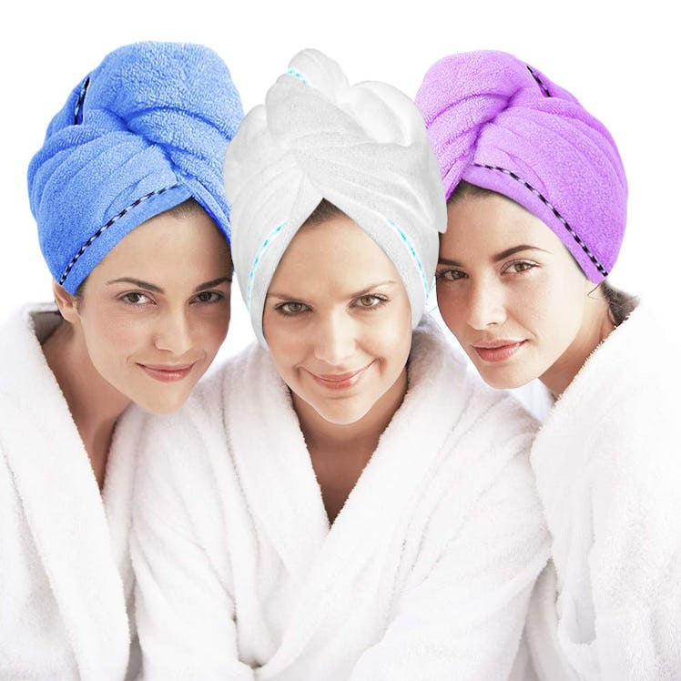 Laluztop Anti-Frizz Absorbent Hair Towel
