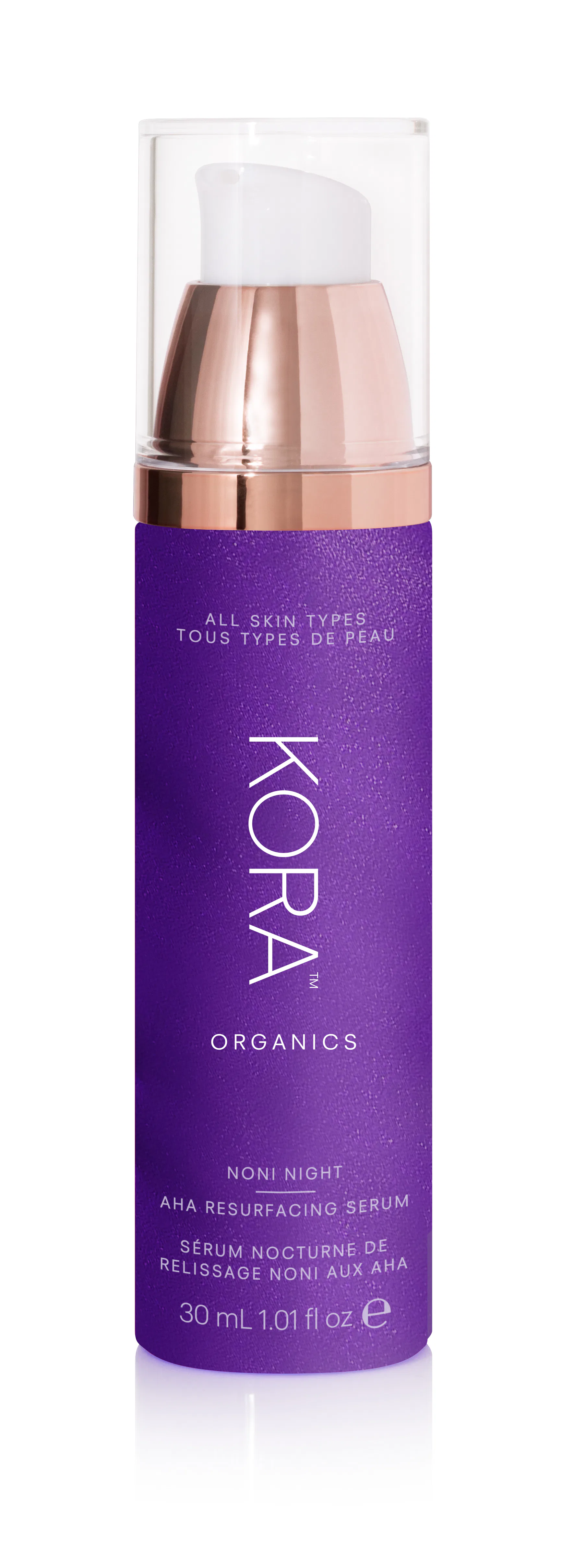 KORA Organics' Noni Night AHA Resurfacing Serum Wants You To Get