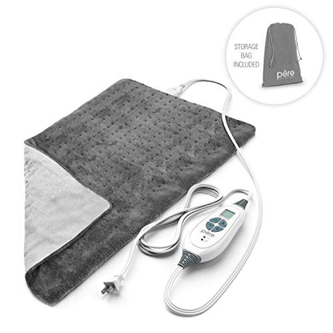 Pure Enrichment PureRelief XL Heating Pad for Back Pain and Cramps