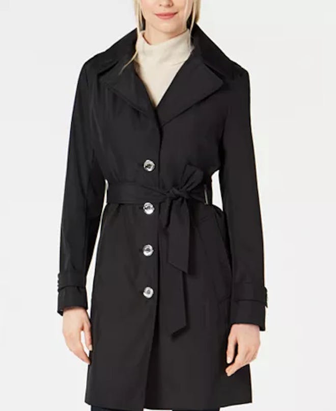 Belted Water Resistant Trench Coat, Created for Macys