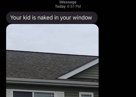 A mom went to have a five minute shower and her toddler took the opportunity to strip naked and stan...