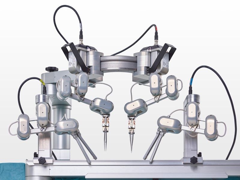 MicroSure's robotic supermicrosurgery platform as used in the trials.