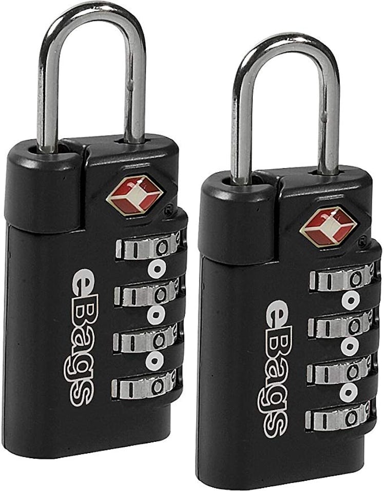 EBags TSA-Approved 4-Dial Combination Lock (2-Pack)