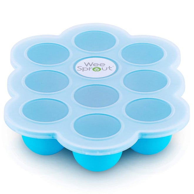 WeeSprout Silicone Baby Food Freezer Tray With Lid