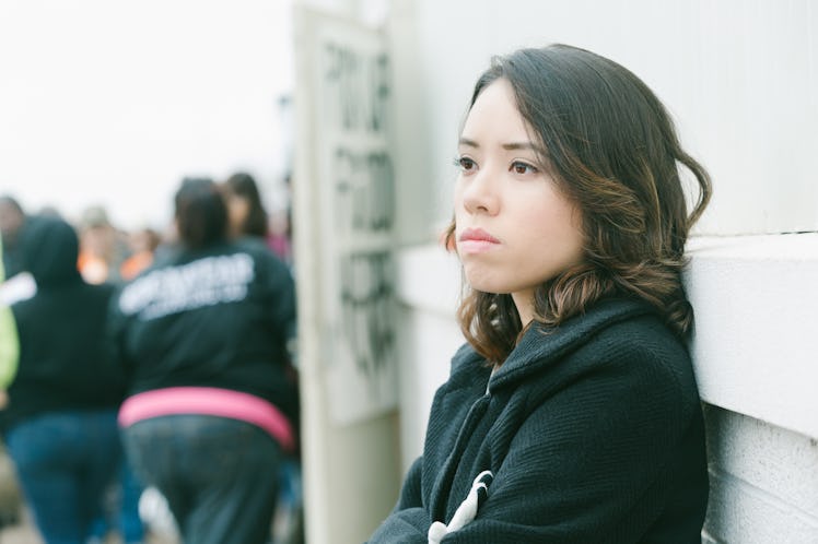 Young woman having worst Mercury retrograde