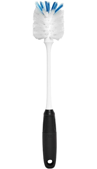 Platinum Silicone Water Bottle Cleaner Brush, Extra Long Handle - 16 inch, with Cap Brush