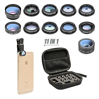 Mocalaca 11 in 1 Cell Phone Camera Lens Kit