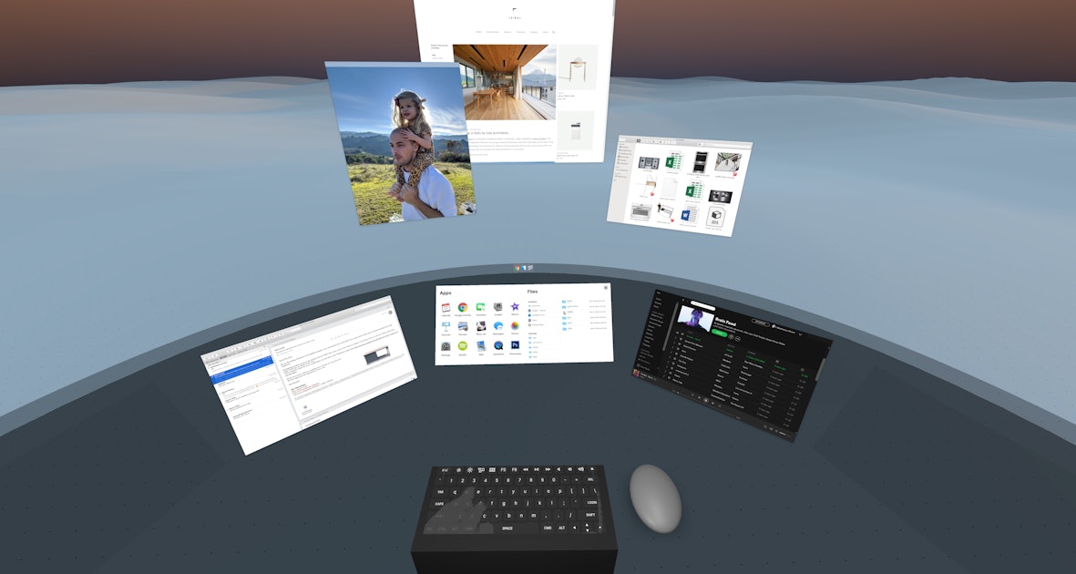 Pekkadillo snap Rose Ex-Apple Employee designs VR-OS, a concept for immersive desktop computing
