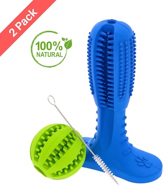 QPQEQTQ Dog Toothbrush Chew Toy 