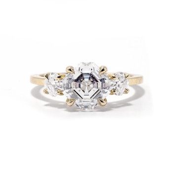 Audrey Three Diamond Engagement Ring 