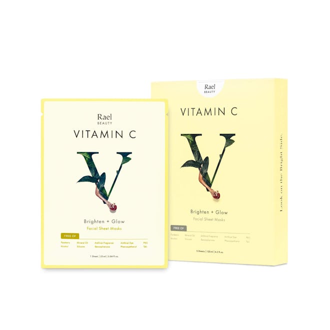 Rael Vitamin C Brighten + Glow Sheet Masks (5-Pack)