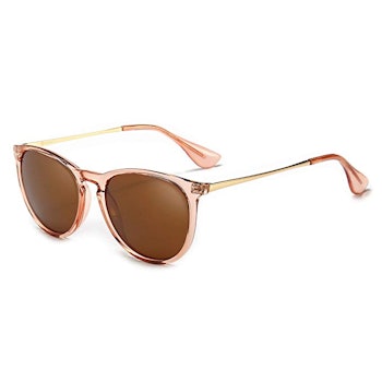 SUNGAIT Vintage Round Sunglasses