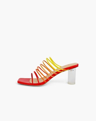 Zoe Sandals Leather Ombre Salsa