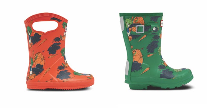 The Hunter x Peter Rabbit collection of boots come in several different styles.