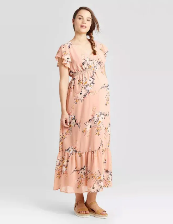 isabel maternity dress Ingrid + Long Sleeve Midi Sweater the flutter short Ingrid & Isabel For Every
