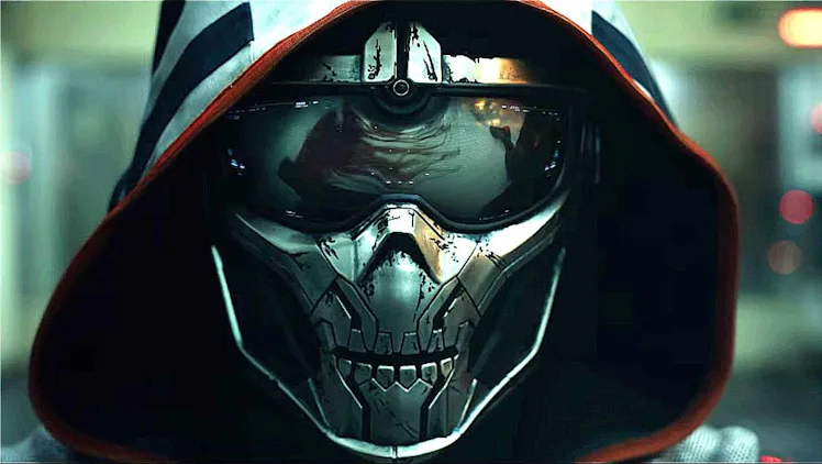 Taskmaster Mask Movie 'Black Widow' trailer screenshot exposes a controversial Taskmaster twist