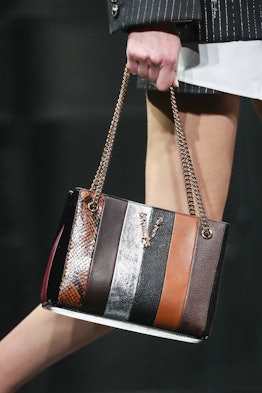 Versace fall 2020 patchwork handbag.