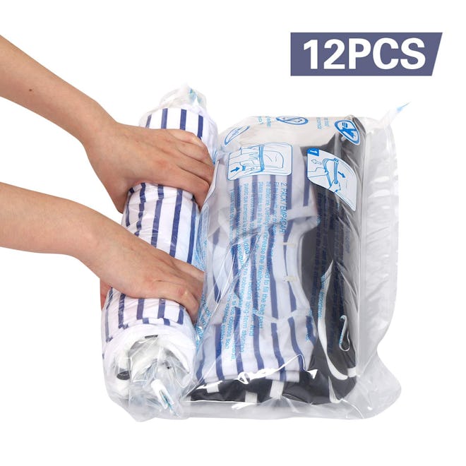 Hibag Travel Compression Bags (12-Piece)