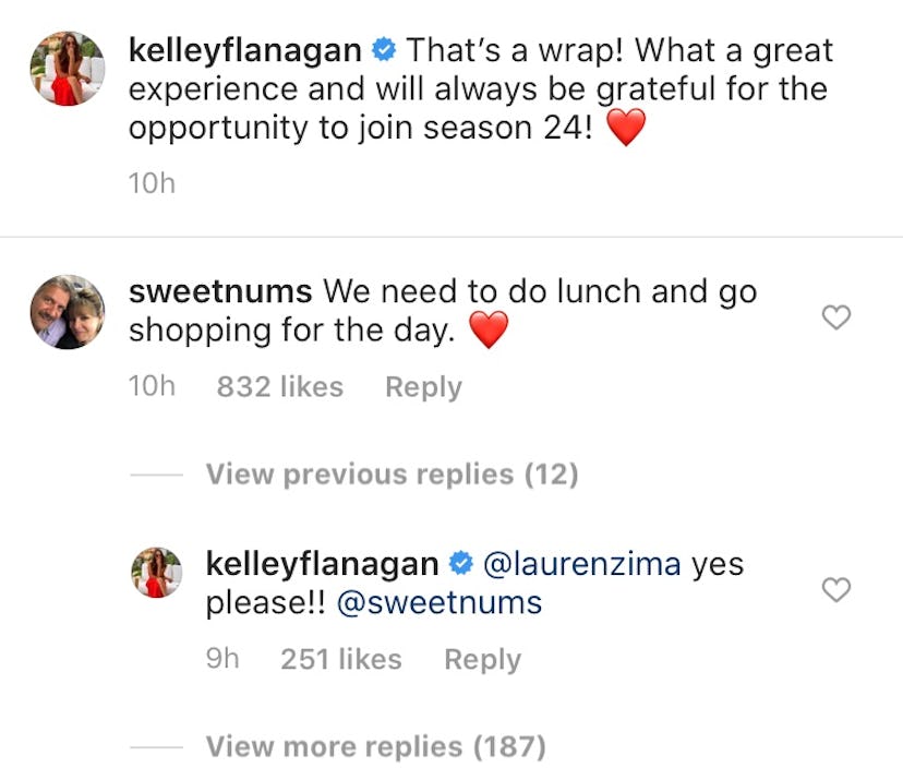 Peter's mom reached out to Kelley Flanagan after The Bachelor.