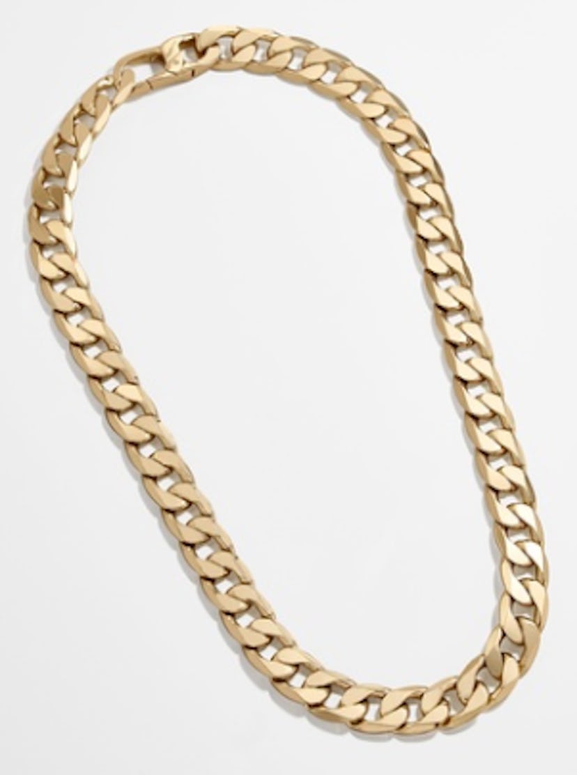 Large Michel Curb Chain Necklace