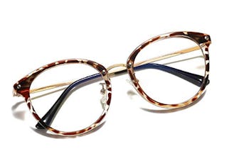 SOJOS Retro Round Blue-Light Blocking Glasses