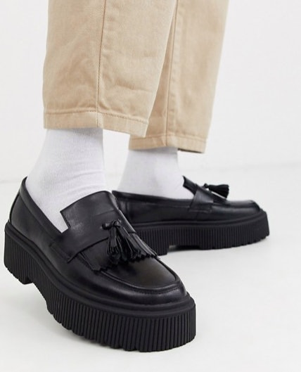 chunky loafer shoes