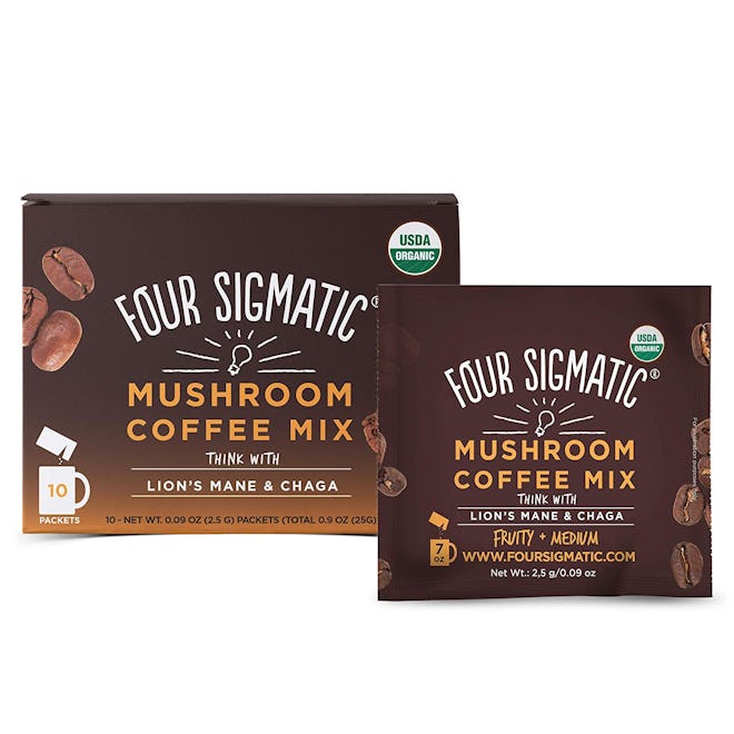 Four Sigmatic Mushroom Coffee (10-Pack, 2.5-Gram Packets)