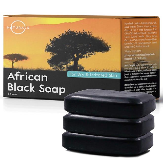 O Naturals African Black Soap (3-Pack)