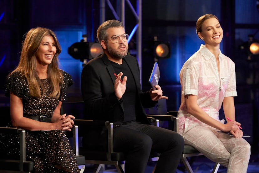 Nina Garcia, Brandon Maxwell, and Karlie Kloss on Project Runway