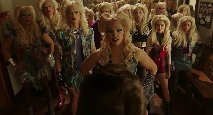 The cast of "Riverdale" dons blonde wigs in celebration of the musical episode showcasing "Hedwig"