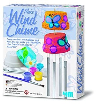 Make A Wind Chime Kit - Arts & Crafts Construct & Paint A Wind Powered Musical Chime DIY Gift for Ki...