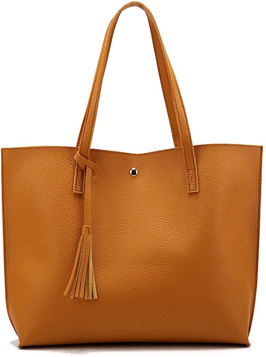 Nodykka Pebbled Leather Tote Bag
