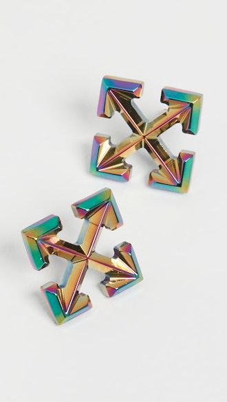 Anodized Mini Arrow Earrings