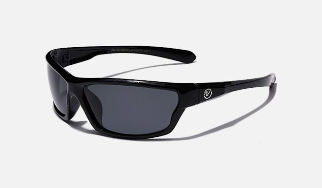 Polarized wrap around sport sunglasses