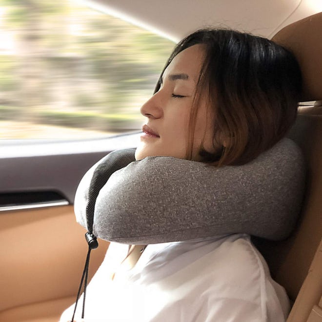 MLVOC Memory Foam Travel Pillow