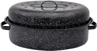 Granite Ware Covered Oval Roaster (18 Inches)