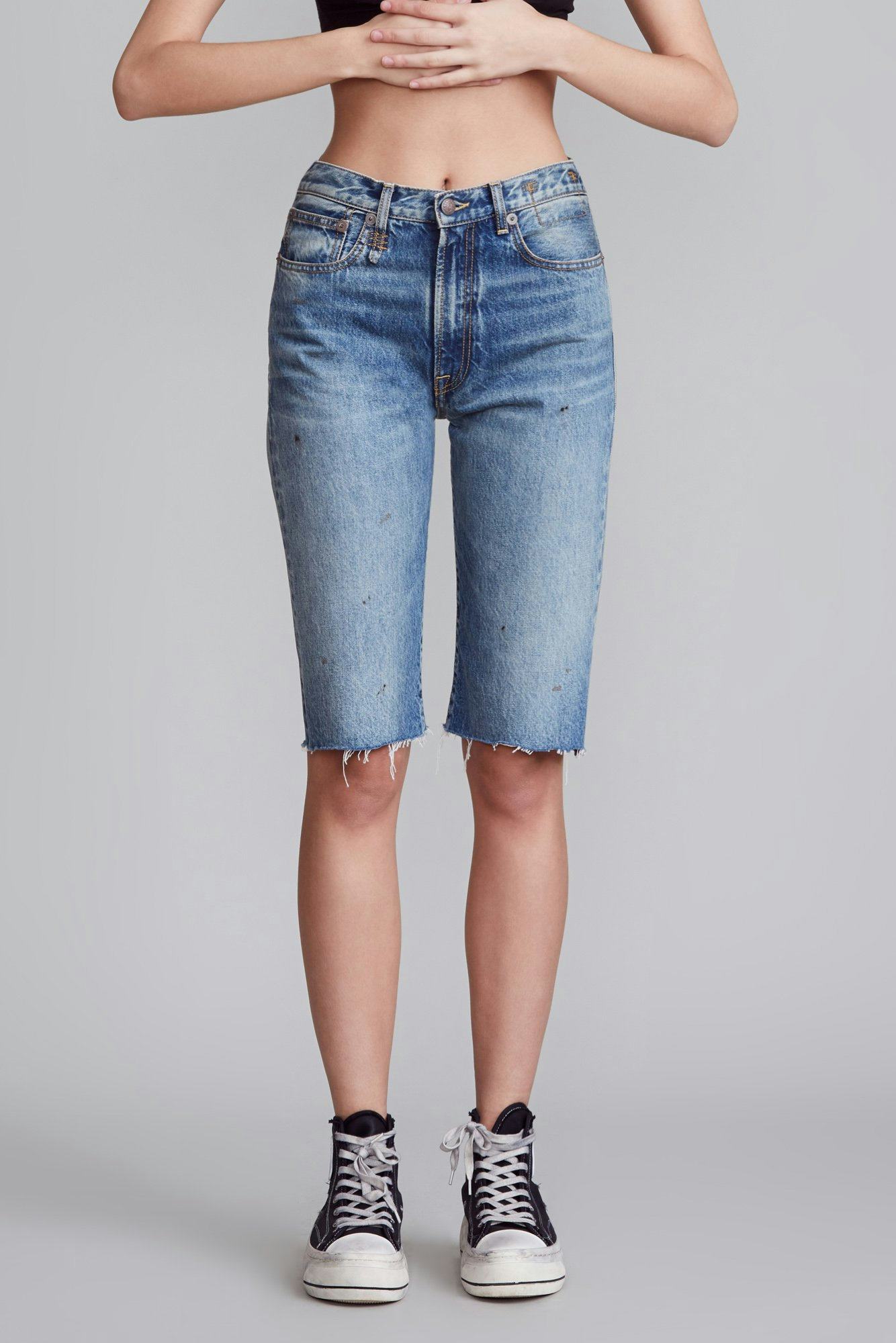 14 Long Denim Shorts That Toe The Line Between Trendy & Timeless