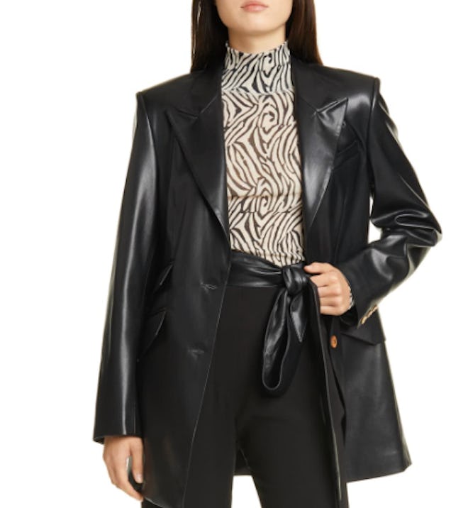 Cancun Vegan Leather Blazer